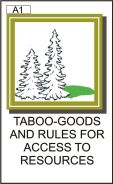 TABOO-GOODS AND RULES FOR ACCESS TO RESOURCES